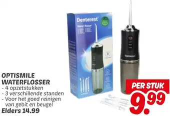 Dekamarkt Optismile waterflosser aanbieding