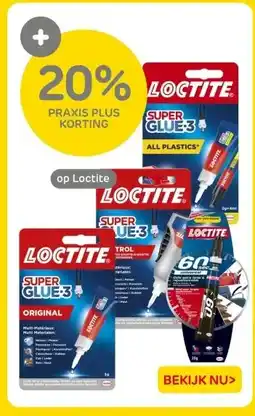 Praxis 20% PRAXIS PLUS KORTING aanbieding