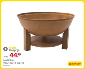 Praxis NATERIAL VUURKORF NERO aanbieding