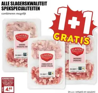 MCD Supermarkt ALLE SLAGERSKWALITEIT SPEKSPECIALITEITEN aanbieding