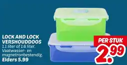 Dekamarkt Lock and lock vershouddoos aanbieding