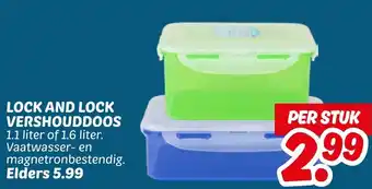 Dekamarkt Lock and lock vershouddoos aanbieding