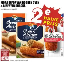 MCD Supermarkt MORA EN/OF VAN DOBBEN OVEN & AIRFRYER SNACKS aanbieding