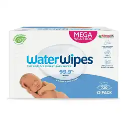 Plein.nl 2x WaterWipes Billendoekjes 12x60 aanbieding