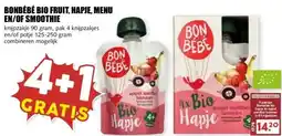 MCD Supermarkt BONBÉBÉ BIO FRUIT, HAPJE, MENU EN/OF SMOOTHIE aanbieding