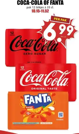 MCD Supermarkt COCA-COLA OF FANTA aanbieding