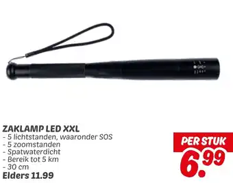 Dekamarkt Zaklamp LED XXL aanbieding