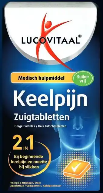 Lucovitaal Keelpijn Zuigtabletten aanbieding