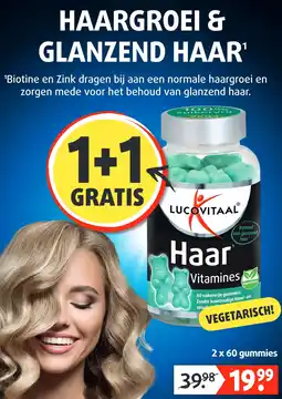 Lucovitaal HAARGROEI & GLANZEND HAAR aanbieding