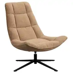 Leen Bakker Fauteuil Emily - caramel aanbieding