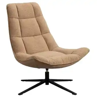 Leen Bakker Fauteuil Emily - caramel aanbieding