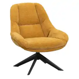 Leen Bakker Fauteuil Lynn - oker aanbieding