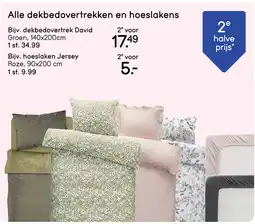 Leen Bakker Alle dekbedovertrekken en hoeslakens aanbieding