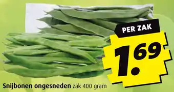 Boni Snijbonen ongesneden aanbieding