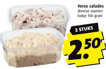 Boni Verse salades aanbieding