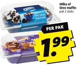 Boni Milka of Oreo muffin aanbieding