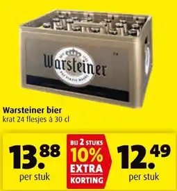 Boni Warsteiner bier aanbieding