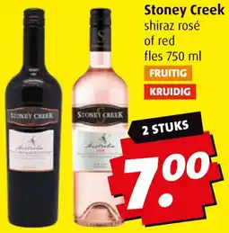 Boni Stoney Creek shiraz rosé of red aanbieding