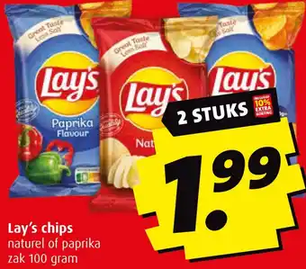 Boni Lay's chips aanbieding