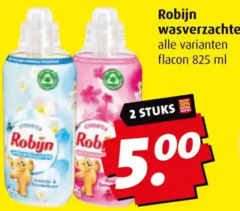 Boni Robijn wasverzachter aanbieding