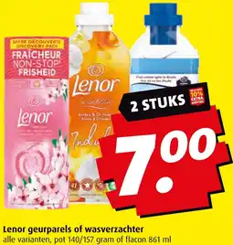 Boni Lenor geurparels of wasverzachter aanbieding