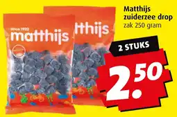 Boni Matthijs zuiderzee drop aanbieding