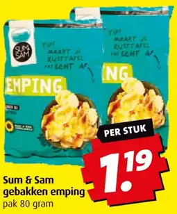 Boni Sum & Sam gebakken emping aanbieding