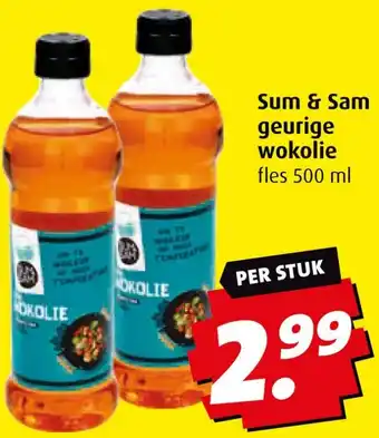 Boni Sum & Sam geurige wokolie aanbieding