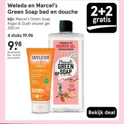 Etos Weleda en Marcel's Green Soap bad en douche aanbieding