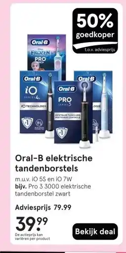 Etos Oral-B elektrische tandenborstels aanbieding