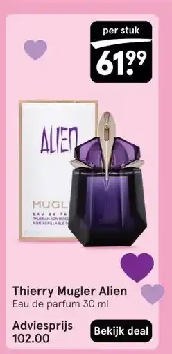 Etos Thierry Mugler Alien aanbieding