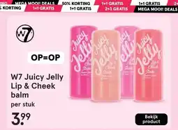 Etos W7 Juicy Jelly Lip & Cheek balm aanbieding