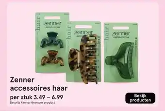 Etos Zenner accessoires haar aanbieding