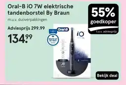 Etos Oral-B iO 7W elektrische tandenborstel By Braun aanbieding