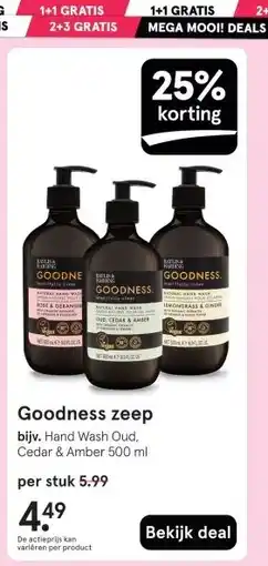 Etos Goodness zeep aanbieding