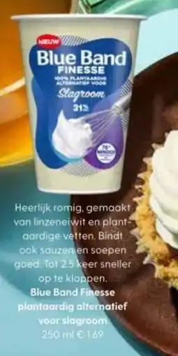 Albert Heijn Blue Band Finesse plantaardig alternatief aanbieding