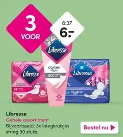 DA Libresse Gehele assortiment aanbieding