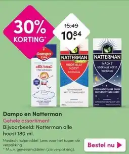 DA Dampo en Natterman Gehele assortiment aanbieding