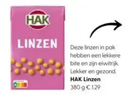 Albert Heijn HAK Linzen aanbieding