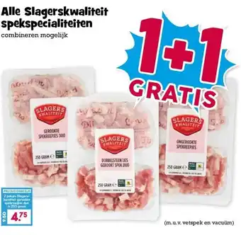 Boon`s Markt Alle Slagerskwaliteit spekspecialiteiten aanbieding