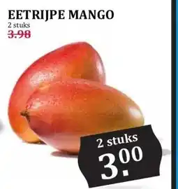 Boon`s Markt EETRIJPE MANGO aanbieding