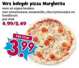 Boon`s Markt Vers belegde pizza Margherita aanbieding