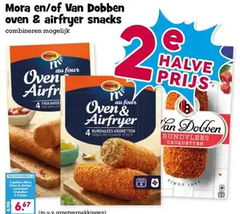 Boon`s Markt Mora en/of Van Dobben oven & airfryer snacks aanbieding