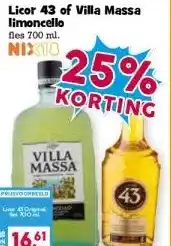 Boon`s Markt Licor 43 of Villa Massa limoncello aanbieding