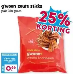 Boon`s Markt g'woon zoute sticks aanbieding