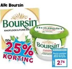 Boon`s Markt Alle Boursin aanbieding