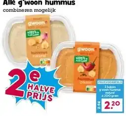 Boon`s Markt Alle g'woon hummus aanbieding