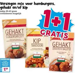 Boon`s Markt Verstegen mix voor hamburgers, gehakt en/of kip aanbieding