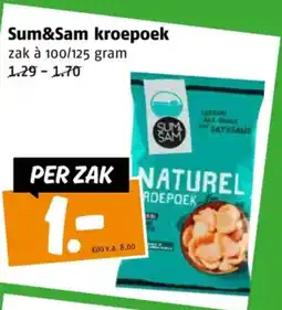 Poiesz Sum&Sam kroepoek aanbieding