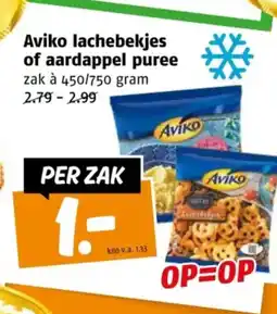 Poiesz Aviko lachebekjes of aardappel puree aanbieding